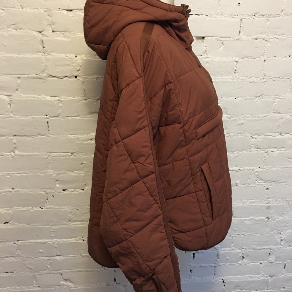 FP Movement pippa packable puffer jacket toasted almond brown small - Picture 3 of 9